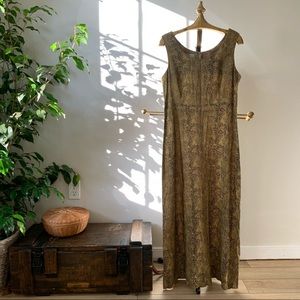 Vintage 1990’s snakeskin print dress, sz. 6
